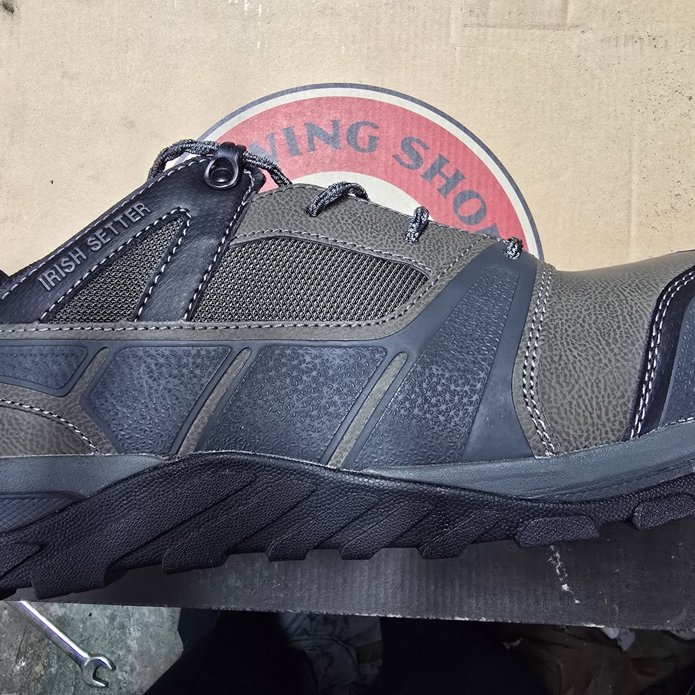 Irish Setter Gray and Black Athletic Shoes with Rugged Design